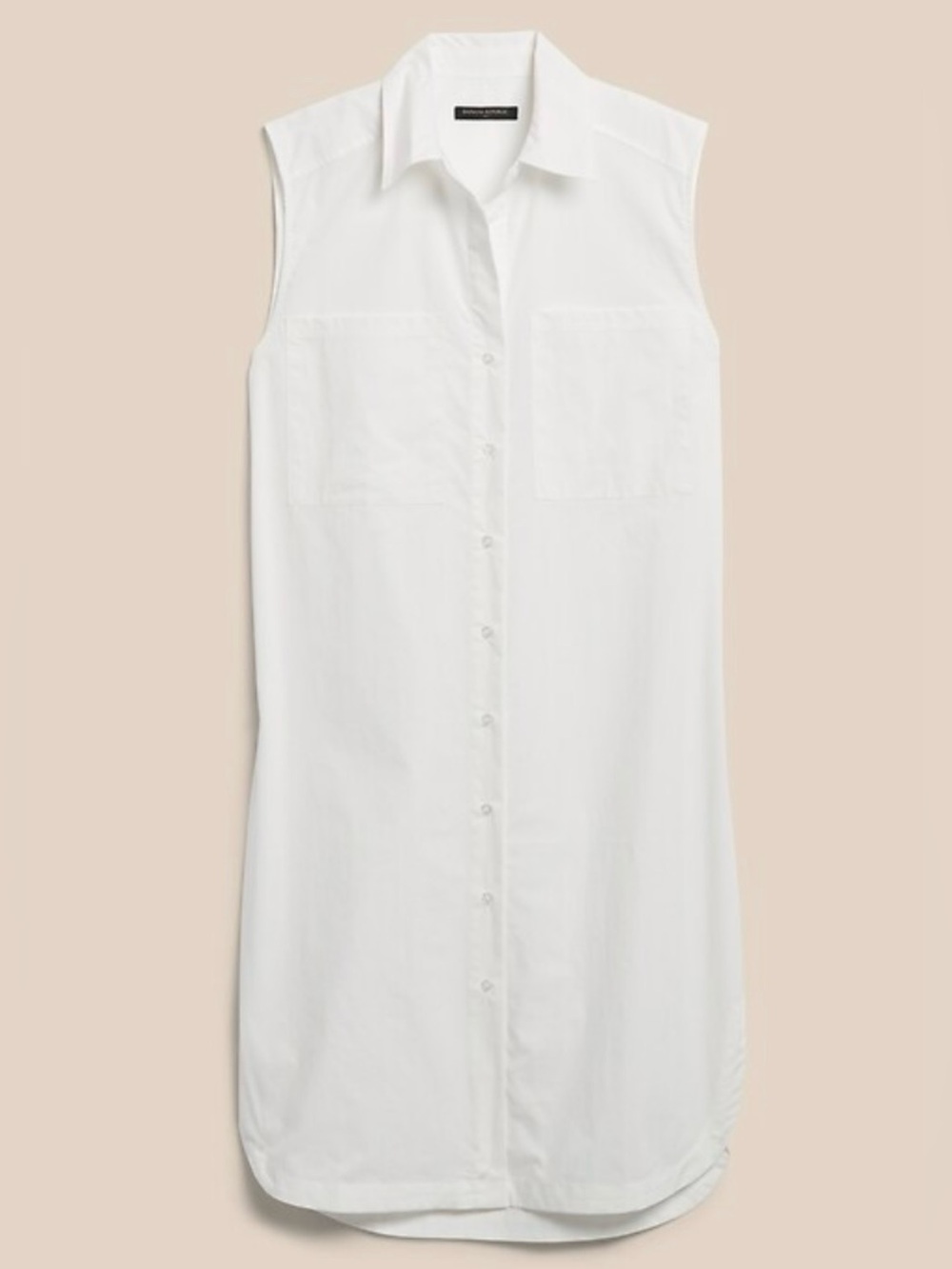 Banana Republic Sleeveless Shirt Dress. Size L